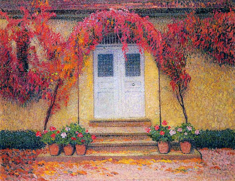 The entrance of the gate in Marquayrol - Henri Martin