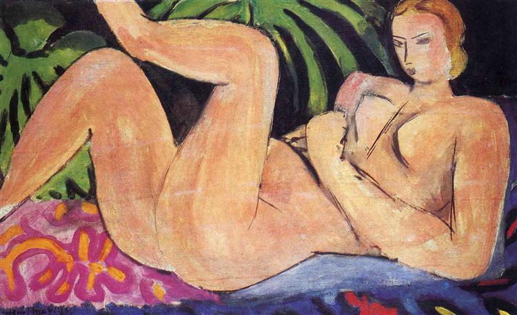 A Nude with her Heel on her Knee, 1936 - Henri Matisse