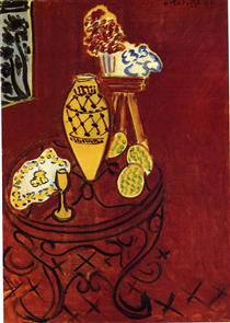 Interior in Venetian Red - Henri Matisse