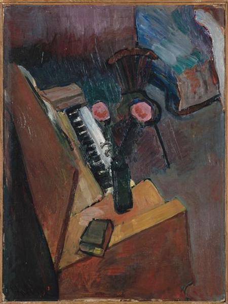 Interior With Harmonium, 1900 - Henri Matisse