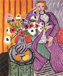 Purple Robe and Anemones - Henri Matisse