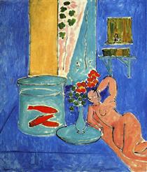 Red Fish and a Sculpture - Henri Matisse