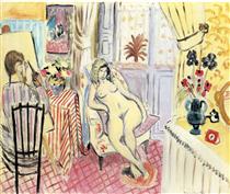 The Artist and his model - Henri Matisse