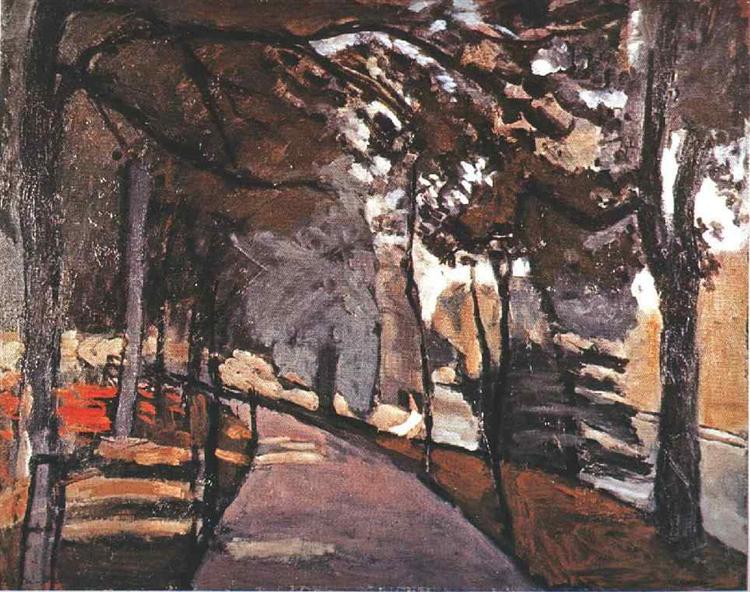 The path in the Bois de Boulogne, 1902 - Анри Матисс