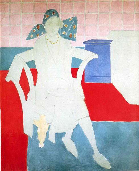 Жінка з мадраським капелюхом, 1929 - 1930 - Анрі Матісс