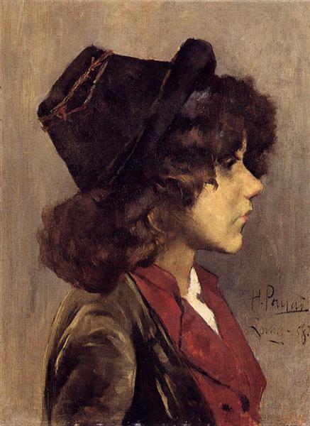 Portrait of a boy, 1882 - 1883 - Энрике Позао