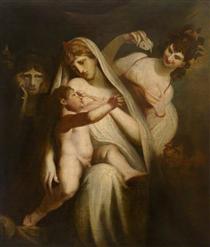 The Infant Shakespeare between Tragedy and Comedy - Henry Fuseli