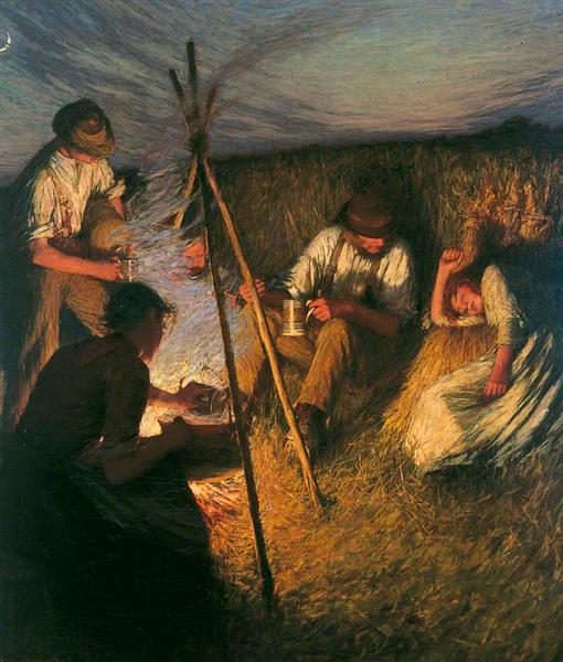 The Harvesters' Supper, 1903 - Генрі Герберт Ла Танге