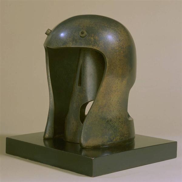 Helmet Head No. 1, 1950 - Генрі Мур
