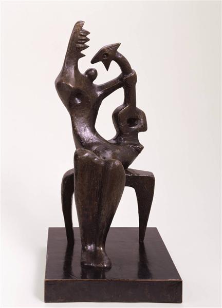 Mother and Child, 1953 - Генри Мур
