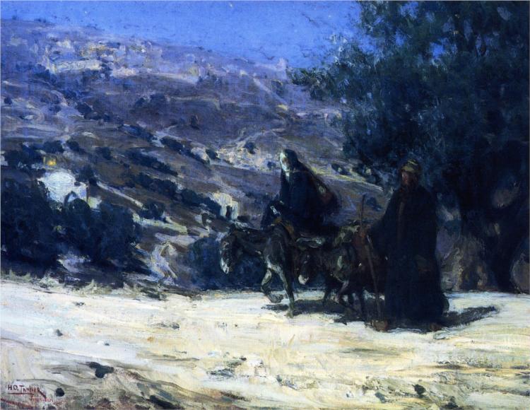 La Fuite en Égypte, 1899 - Henry Ossawa Tanner
