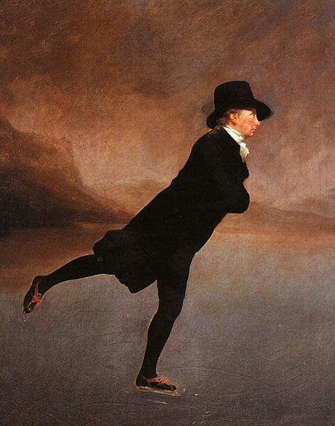 The Skating Minister (The Reverend Robert Walker Skating on Duddingston Loch), 1784 - Henry Raeburn