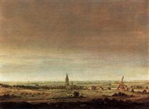 Landscape with City on a River - Hercules Pieterszoon Seghers