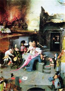 As Tentações de Santo Antão (detalhe) - Hieronymus Bosch