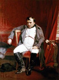 Napoléon Bonaparte abdicated in Fontainebleau - Поль Деларош