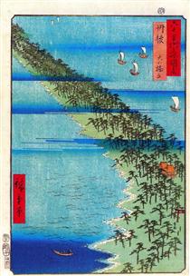 Amanohashidate Peninsula in Tango Province - Utagawa Hiroshige