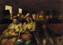 A Wagon of the Third Class - Honoré Daumier