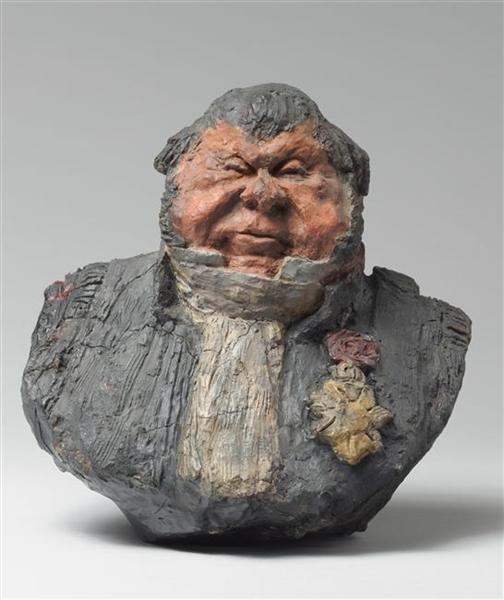Bust of Hippolyte Abraham, known as Abraham-Dubois, 1833 - Honore Daumier