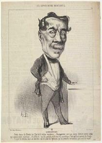 General Changarnier - Honoré Daumier