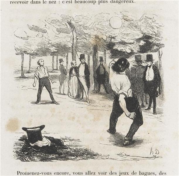 Поль де Кок. Большой город, 1842 - Оноре Домье