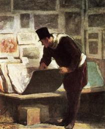The Print Collector - Honore Daumier