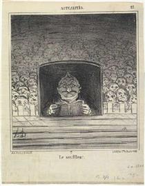 Thiers. The Prompter - Honoré Daumier