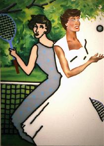 Tennis - Howard Arkley