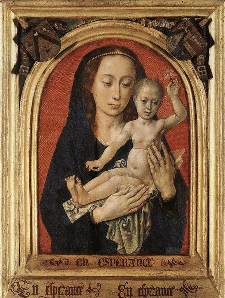 Virgin and Child, c.1478 - Гуго ван дер Гус