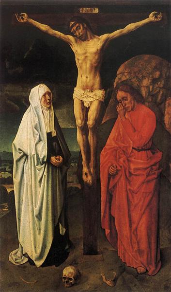 The Crucifixion, c.1470 - Гуго ван дер Гус