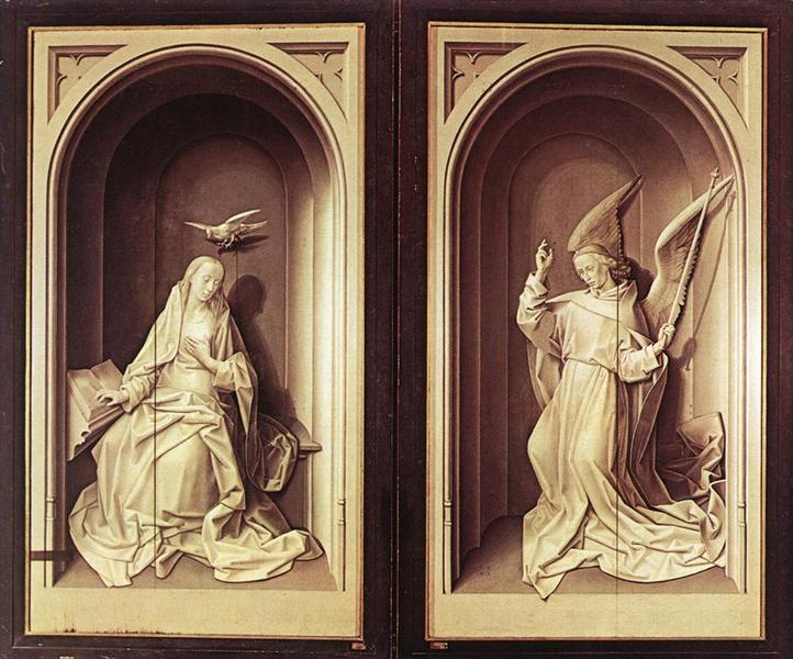 The Portinari Triptych (closed panels), c.1475 - Гуго ван дер Гус
