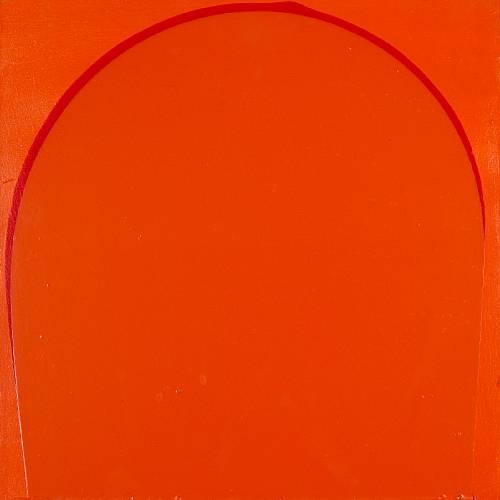 Poured Painting: Orange, Red, Orange, 1996 - Ян Девенпорт