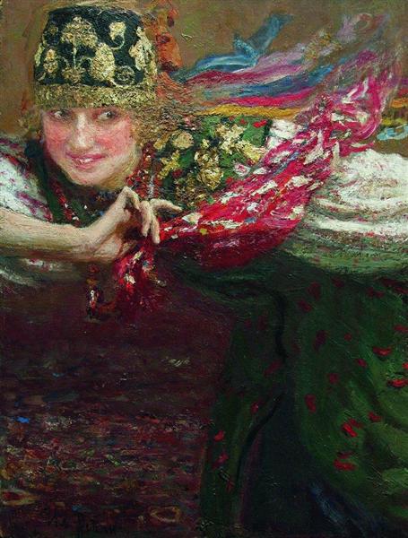 Dancing woman, c.1920 - Ilya Repin