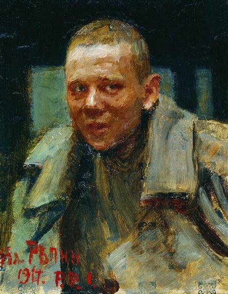 Deserter, 1917 - Ilya Yefimovich Repin