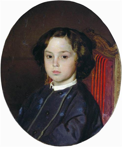 Portrait of a Boy, 1867 - Ilya Yefimovich Repin