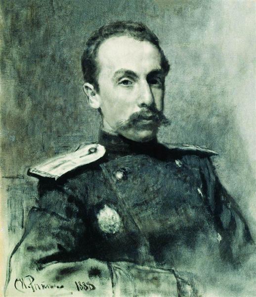 Portrait of A.V. Zhirkevich, 1888 - Ilia Répine