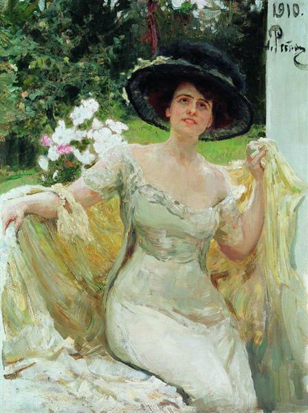 Portrait of Bella Gorskaya, 1910 - Ilya Repin