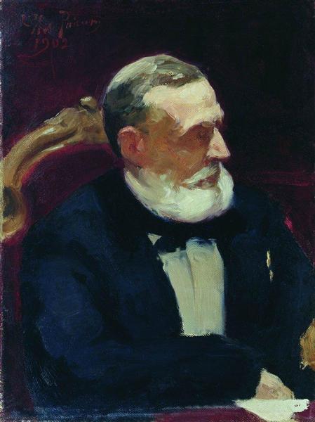 Portrait of Ivan Ivanovich Shamshin, 1902 - Ilja Jefimowitsch Repin