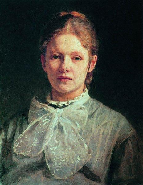 Portrait of S.A. Repina - 列賓