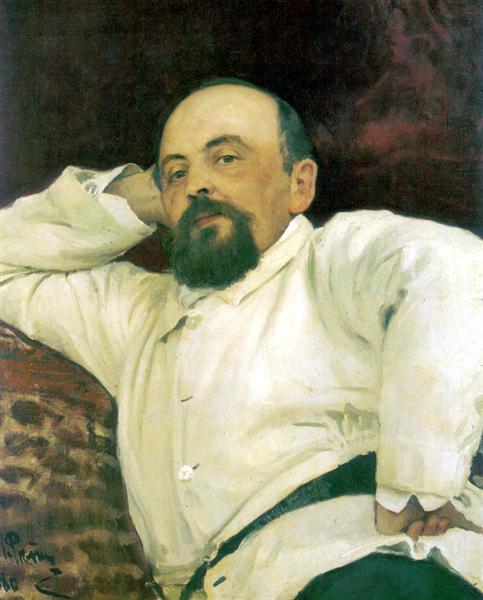 Portrait of Savva Mamontov, 1880 - 列賓