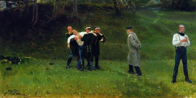 The Duel, 1897 - Ilya Repin