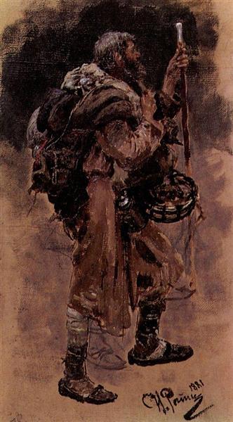 Wanderer, 1881 - Ilya Yefimovich Repin