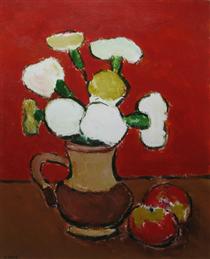 White Flowers and Apples - Ion Pacea