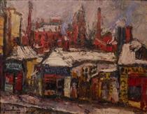 Winter on the Street - Ion Tuculescu