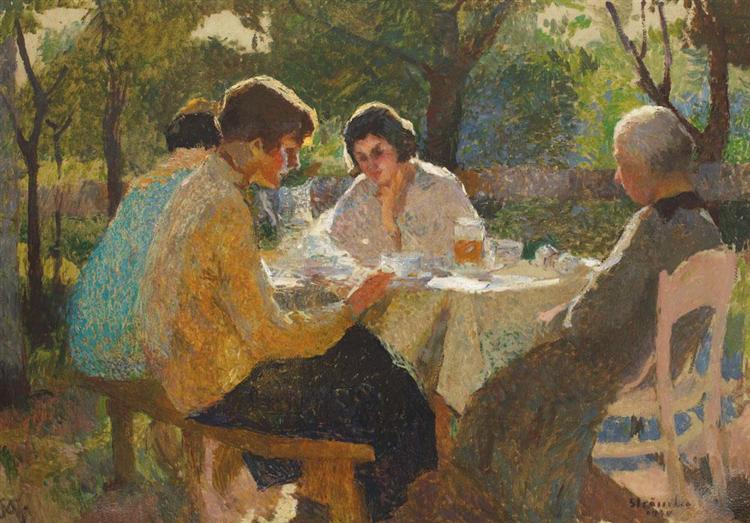 In the Garden, 1930 - Ипполит Струмбеску
