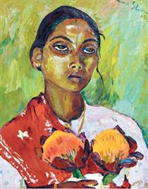 Portrait of an Indian woman - Irma Stern