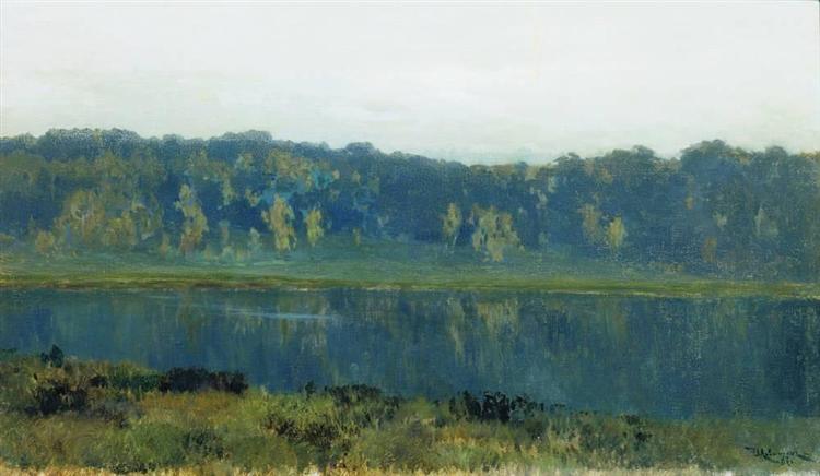 Autumn morning, 1887 - 艾萨克·伊里奇·列维坦