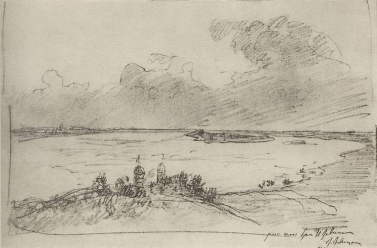 Before the thunderstorm, 1893 - Ісак Левітан
