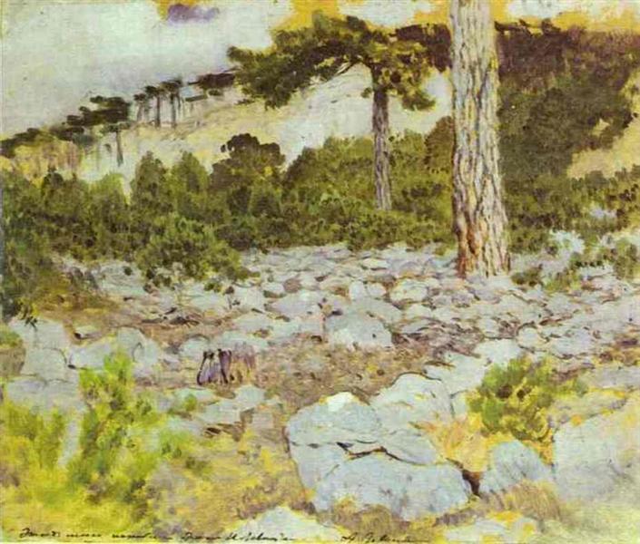 Crimea. In the Mountains., 1886 - Isaak Levitán