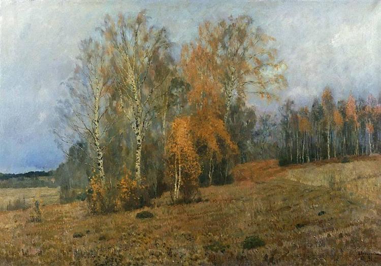 Октябрь (Осень), 1891 - Исаак Левитан