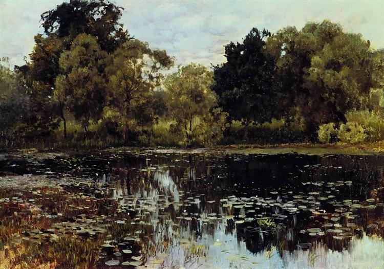 Заросший пруд, 1887 - Исаак Левитан